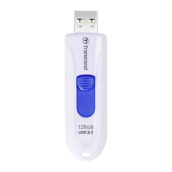 Memorie USB Transcend JetFlash 790, 128GB, Alb