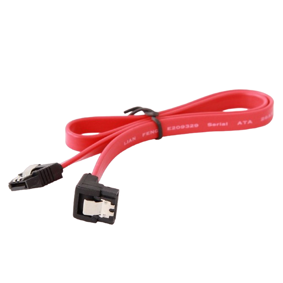 Cablu SATA Cablexpert CC-SATAM-DATA90-0.1M, Roșu, 2 image