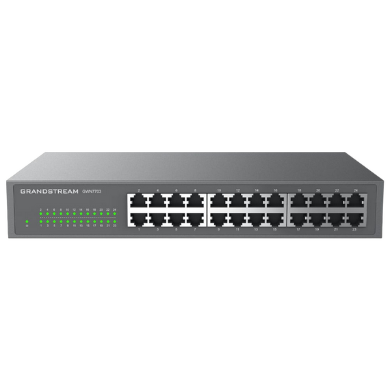 Switch de rețea Grandstream GWN7703, 24x 10/100/1000 Mbps