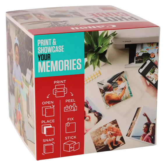 Hârtie fotografică Canon PP-201, 5X5", Photo Cube, 13x13 cm, 2 image