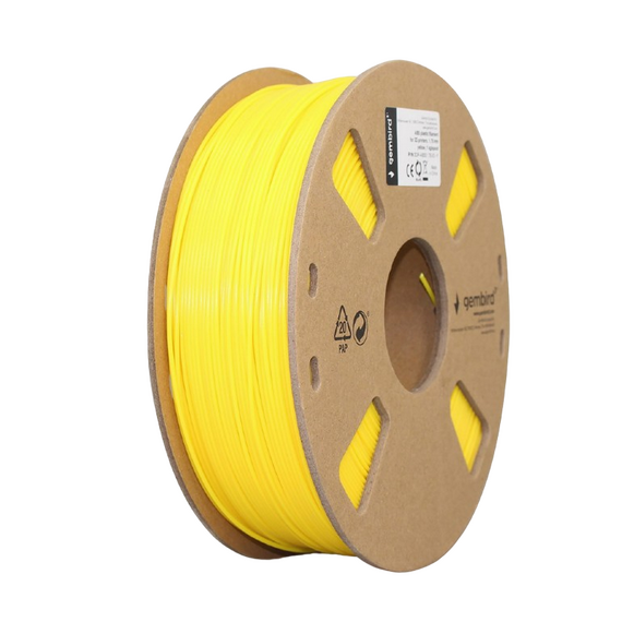 Filament pentru imprimantă 3D Gembird 3DP-ABS1.75-01-Y, ABS, Galben , 1.75 mm, 1kg, 2 image