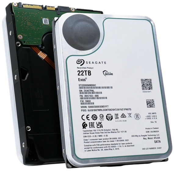 Unitate HDD Seagate Exos, 3.5", 22 TB , 3 image