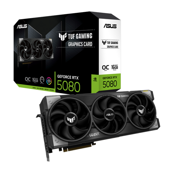 Placă Video ASUS TUF Gaming RTX5080, 16GB GDDR7 256bit