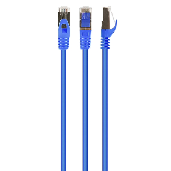 Patch cord Cablexpert PP6-0.5M/B, Cat6 FTP , 0,5m, Albastru