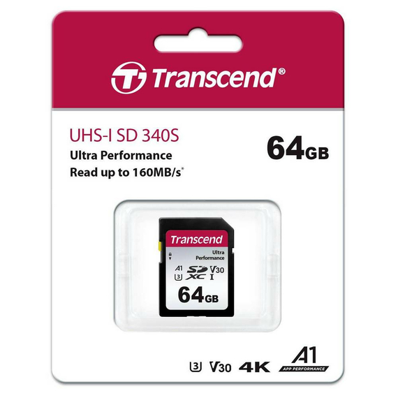 Card de Memorie Transcend SDXC 340S, 64GB (TS64GSDC340S), 4 image