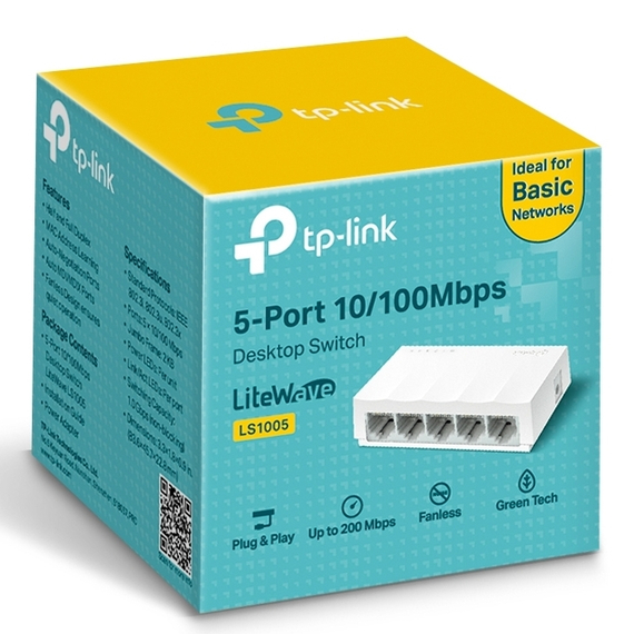 Switch de rețea TP-LINK LS1005, 5x 10/100 Mbps, 4 image