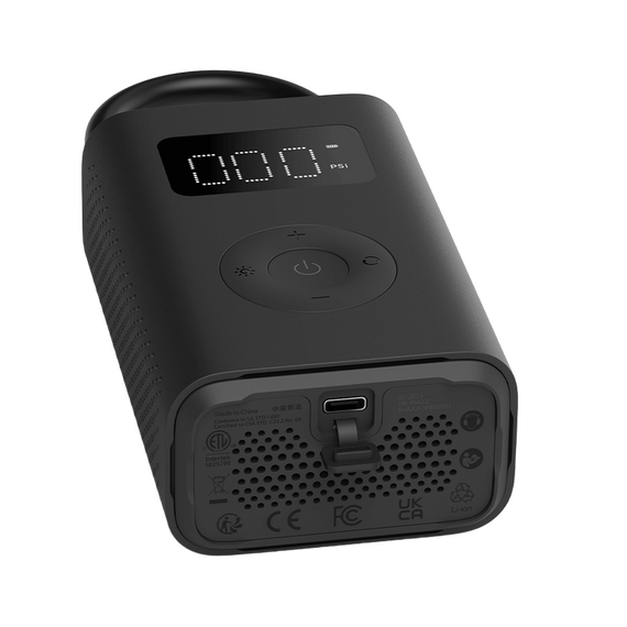 Compresor auto Xiaomi Portable Electric Air Compressor 2, Negru, 2 image