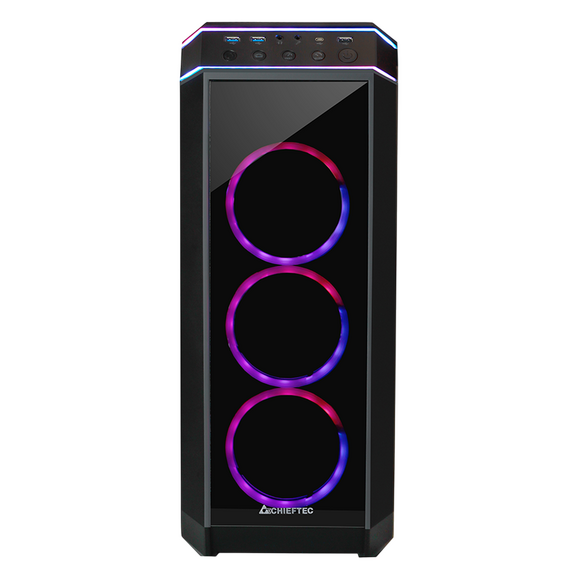 Carcasă PC Chieftec STALLION II, Midi-Tower, Fără PSU, Negru, 5 image