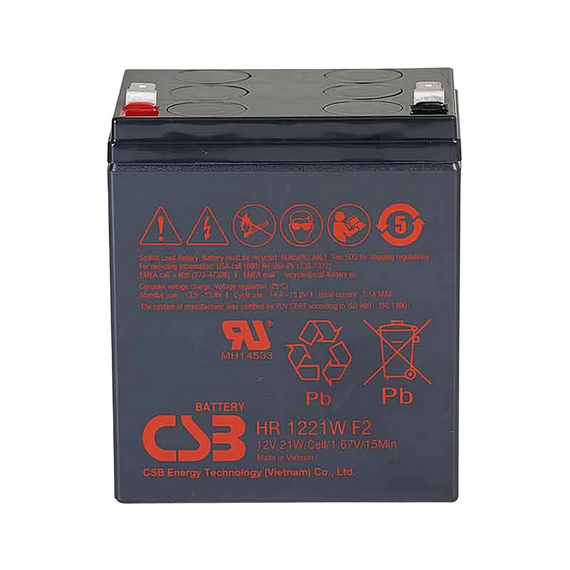 Acumulator UPS CSB HR-1221, 12V 5, 2 image