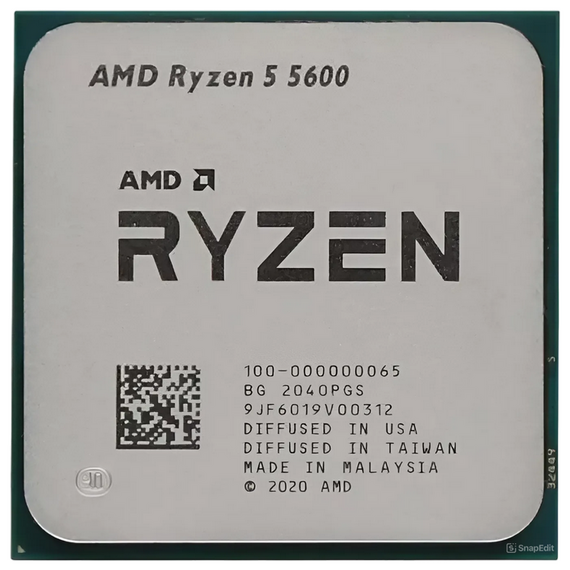 Procesor AMD Ryzen 5 5600, Fără grafică integrată, Wraith Stealth | Tray