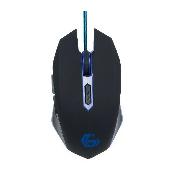 Gaming Mouse Gembird MUSG-001-B, Negru/Albastru, 2 image