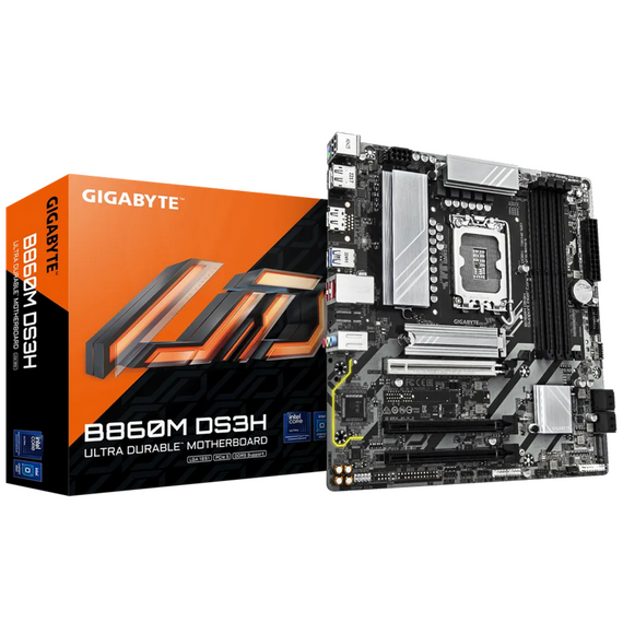 Placă de bază Gigabyte B860M DS3H, LGA1851, Intel B860, Micro-ATX