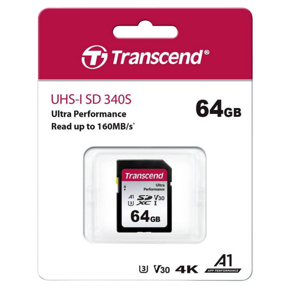 Card de Memorie Transcend SDXC 340S, 64GB (TS64GSDC340S), 3 image