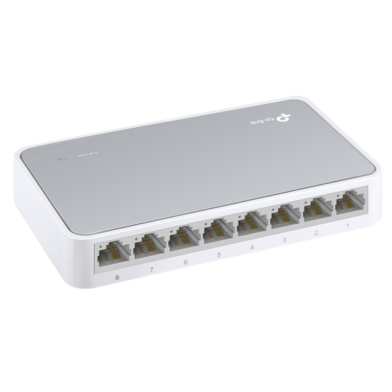 Switch de rețea TP-LINK TL-SF1008D, 8x 10/100 Mbps, 4 image