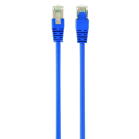 Patch cord Cablexpert PP22-0.5M/B, Cat5e FTP, 0,5m, Albastru