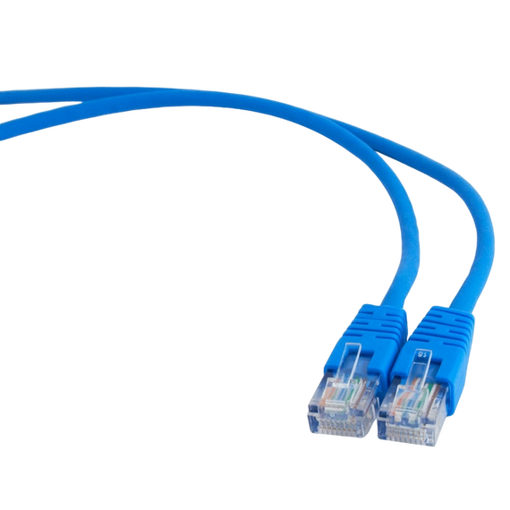 Patch cord Cablexpert PP22-0.5M/B, Cat5e FTP, 0,5m, Albastru, 4 image
