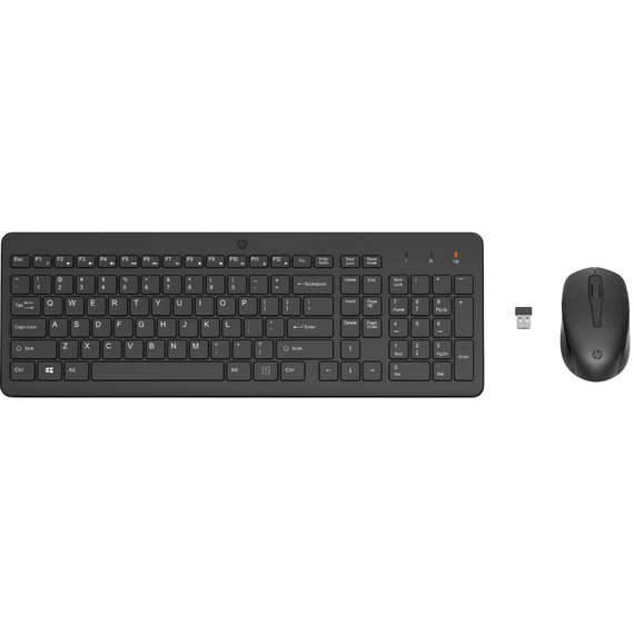 Set Tastatură + Mouse HP 300, Fără fir, Negru