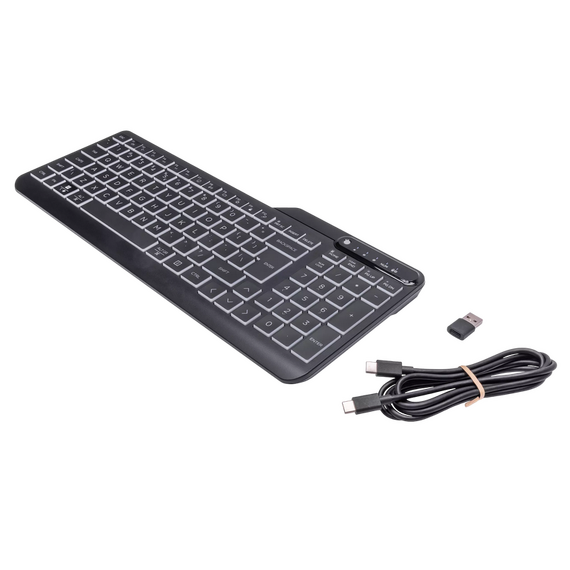 Tastatură HP 400, Cu fir, Negru, 2 image