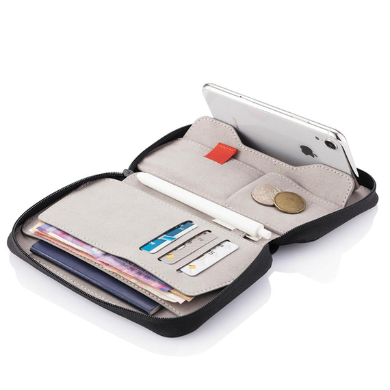 Organizator de călătorii XD-Design Passport Holder, Negru, 6 image