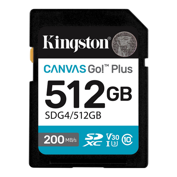 Card de Memorie Kingston Canvas Go! Plus, 512GB (SDG4/512GB)