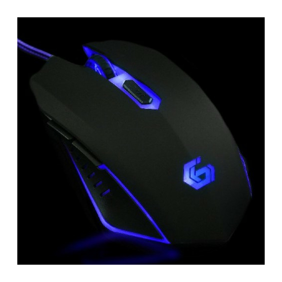 Gaming Mouse Gembird MUSG-001-B, Negru/Albastru, 4 image