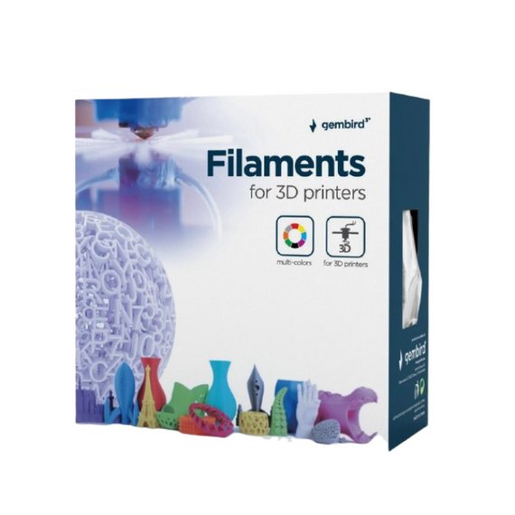 Filament pentru imprimantă 3D Gembird 3DP-PLA1.75GE-01-B, PLA, Albastru , 1.75 mm, 0,2 kg, 3 image