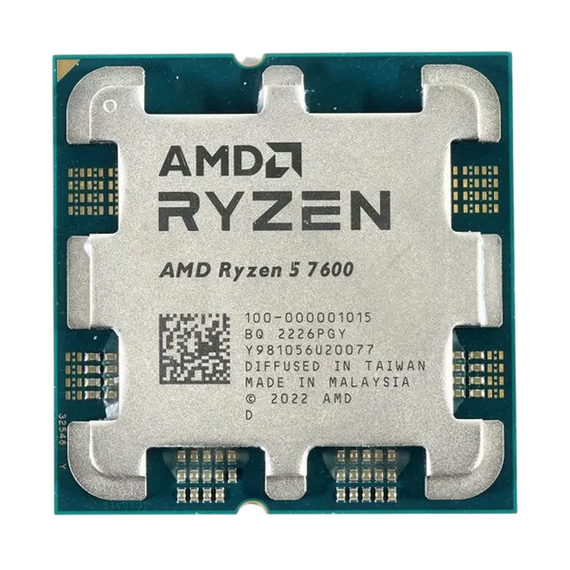 Procesor AMD Ryzen 5 7600, AMD Radeon Graphics, Tray