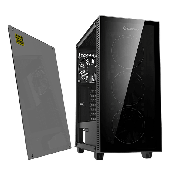 Carcasă PC Gamemax Draco XD, Midi-Tower, Fără PSU, Negru, 7 image