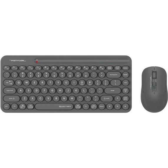 Set Tastatură + Mouse A4Tech FG3200 Air2, Fără fir, Gri