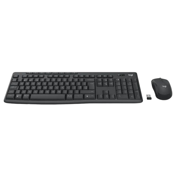Set Tastatură + Mouse Logitech MK370, Fără fir, Negru, 2 image