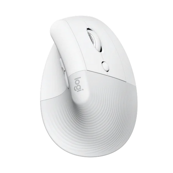 Mouse Wireless Logitech Lift Vertical pentru Mac, Alb