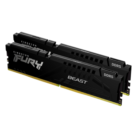 Memorie RAM Kingston FURY Beast, DDR5 SDRAM, 6000 MHz, 32GB, KF560C36BBE2K2-32
