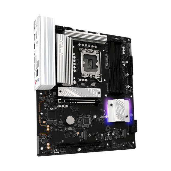 Placă de bază ASRock B860 Pro RS, LGA1851, Intel B860, ATX, 2 image
