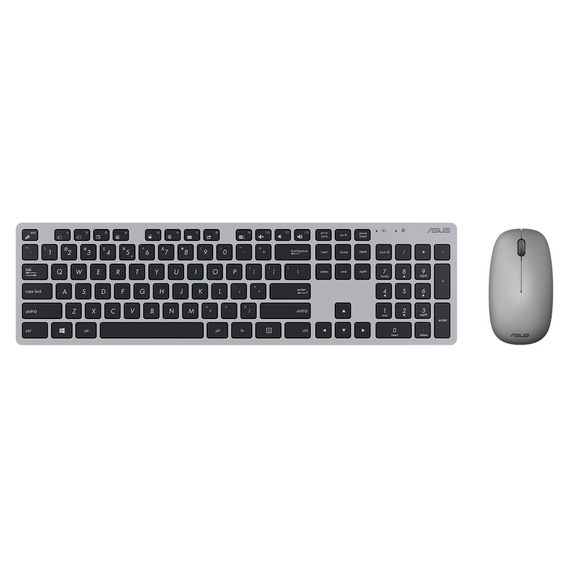 Set Tastatură + Mouse ASUS W5000, Fără fir, Gri, 5 image
