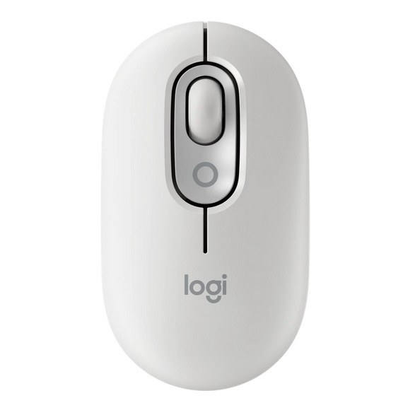 Mouse Wireless Logitech POP, Alb