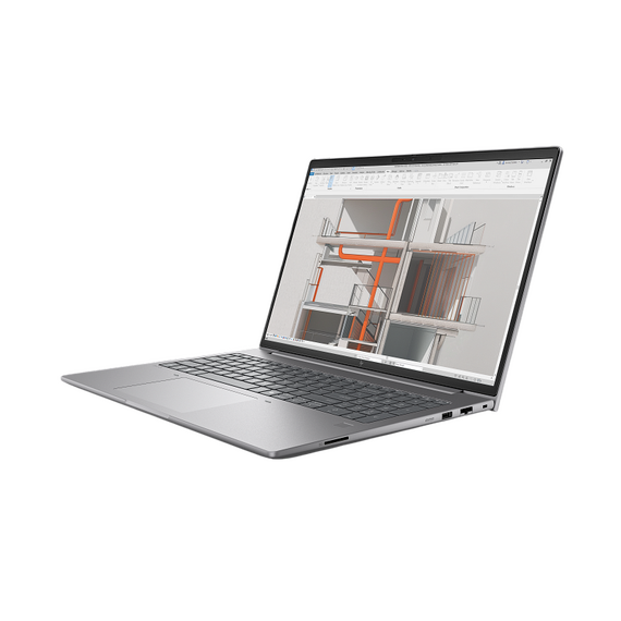 Stație de lucru 16" HP ZBook X G1i 16, Meteor Silver, Intel Core Ultra 9 285H, 64GB/2048GB, Windows 11 Pro, 2 image