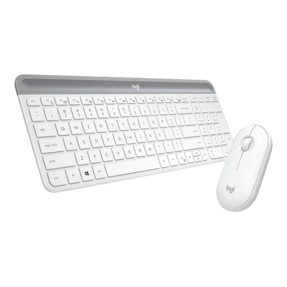 Set Tastatură + Mouse Logitech MK470, Fără fir, Alb, 6 image