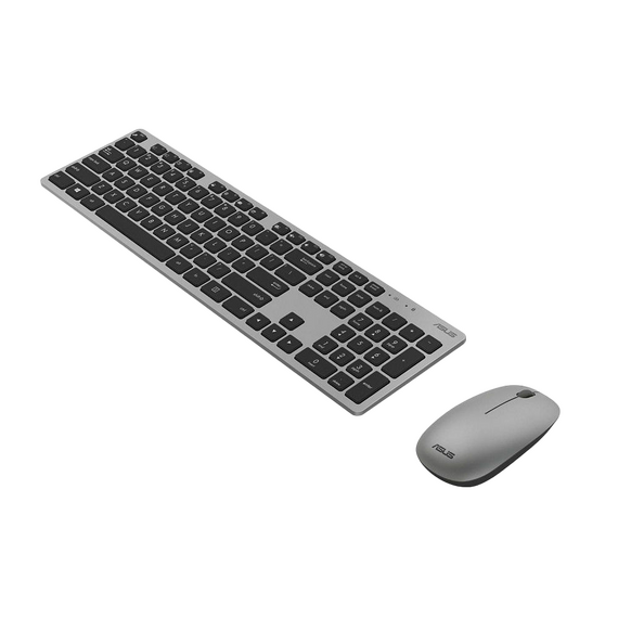 Set Tastatură + Mouse ASUS W5000, Fără fir, Gri, 4 image