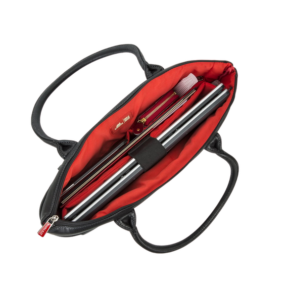Geantă pentru Laptop RivaCase Orly, 15.6", Poliester, Negru, 7 image