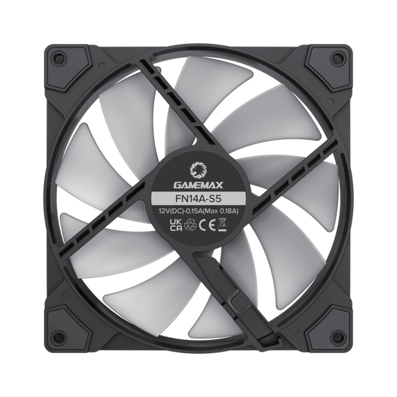 Ventilator PC Gamemax FN14A-S5, 140 mm, 3 image