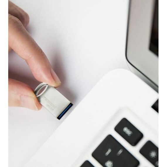 Memorie USB Transcend JetFlash 710, 32GB, Argintiu, 3 image