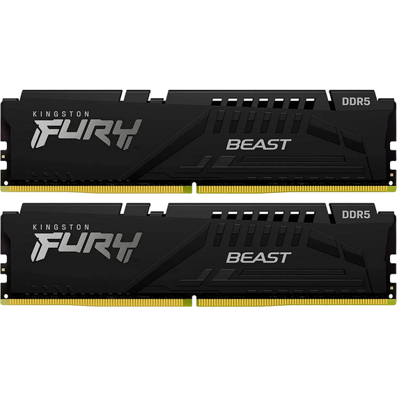 Memorie RAM Kingston FURY Beast, DDR5 SDRAM, 5600 MHz, 32 GB, KF556C36BBEK2-32, 2 image