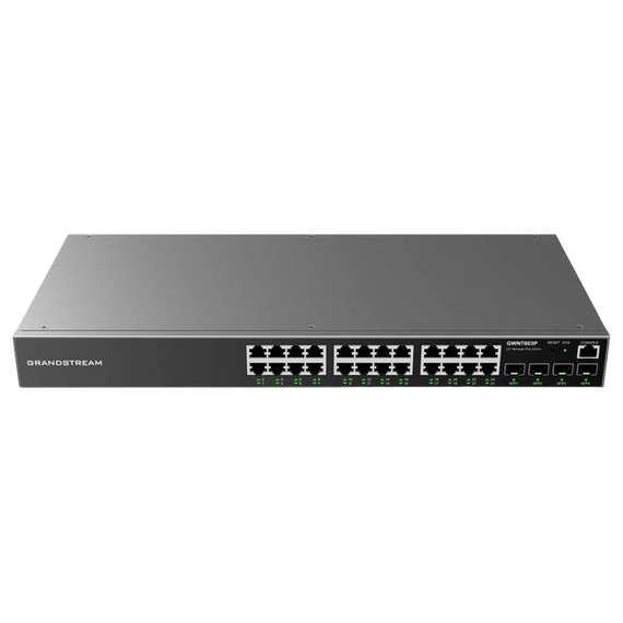Switch de rețea Grandstream GWN7803, 24x 10/100/1000 Mbps