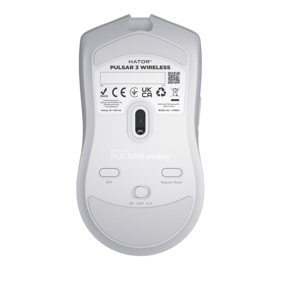Gaming Mouse HATOR Pulsar 3, Alb, 2 image