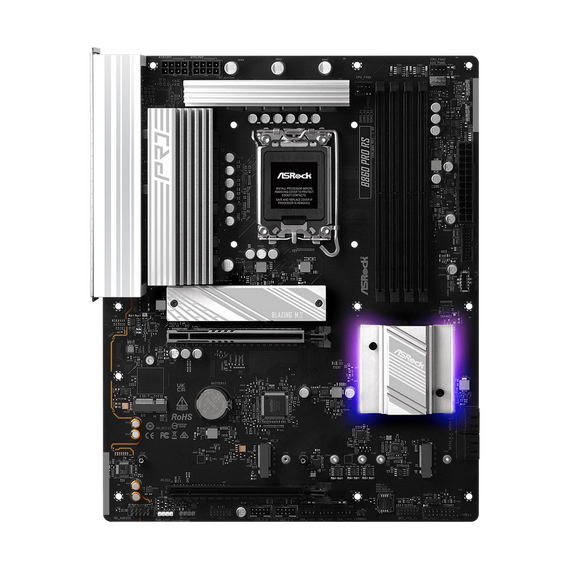 Placă de bază ASRock B860 Pro RS, LGA1851, Intel B860, ATX, 5 image
