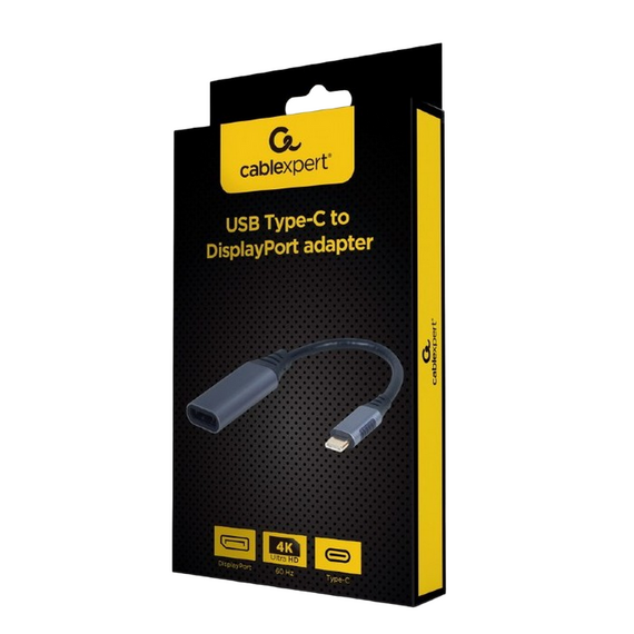 Cablexpert Adaptor USB APC Electronic A-USB3C-DPF-01, USB Type-C - DisplayPort (M), 0,15m, Gri, 5 image