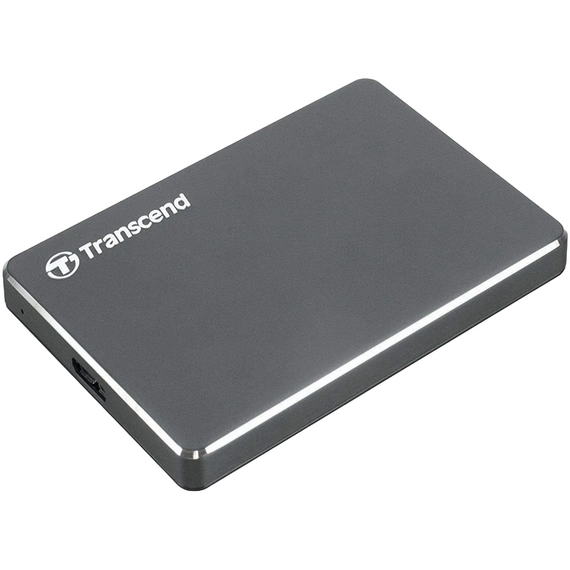 HDD portabil extern Transcend StoreJet 25C3, 1 TB, Iron Gray (TS1TSJ25C3N), 2 image