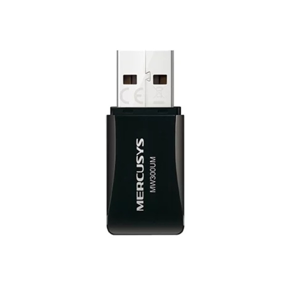 Adapter USB  MERCUSYS MW300UM, Negru, 6 image