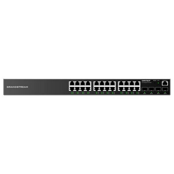 Switch de rețea Grandstream GWN7803, 24x 10/100/1000 Mbps, 4 image