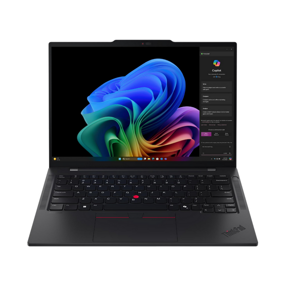 Laptop Business 14" Lenovo ThinkPad T14s Gen 6 (Snapdragon), Negru, Qualcomm Snapdragon X Elite X1E-78-100, 32GB/1024GB, Windows 11 Pro